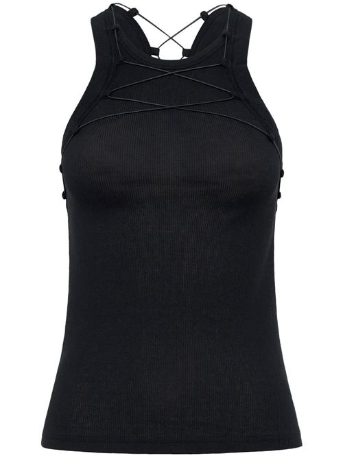 Tank top with strings DION LEE | C3099R23BLACK